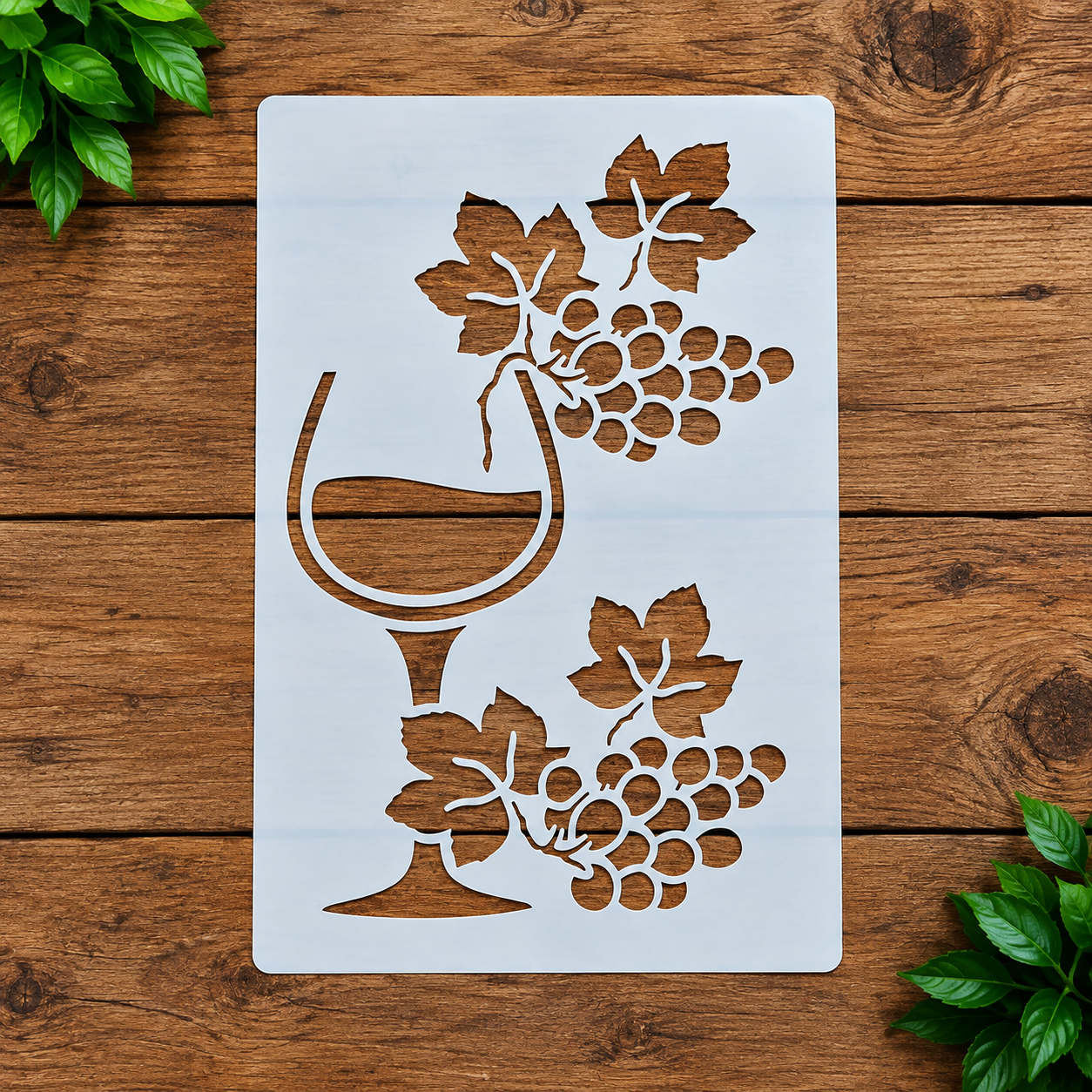 Fruit & Wine stencil