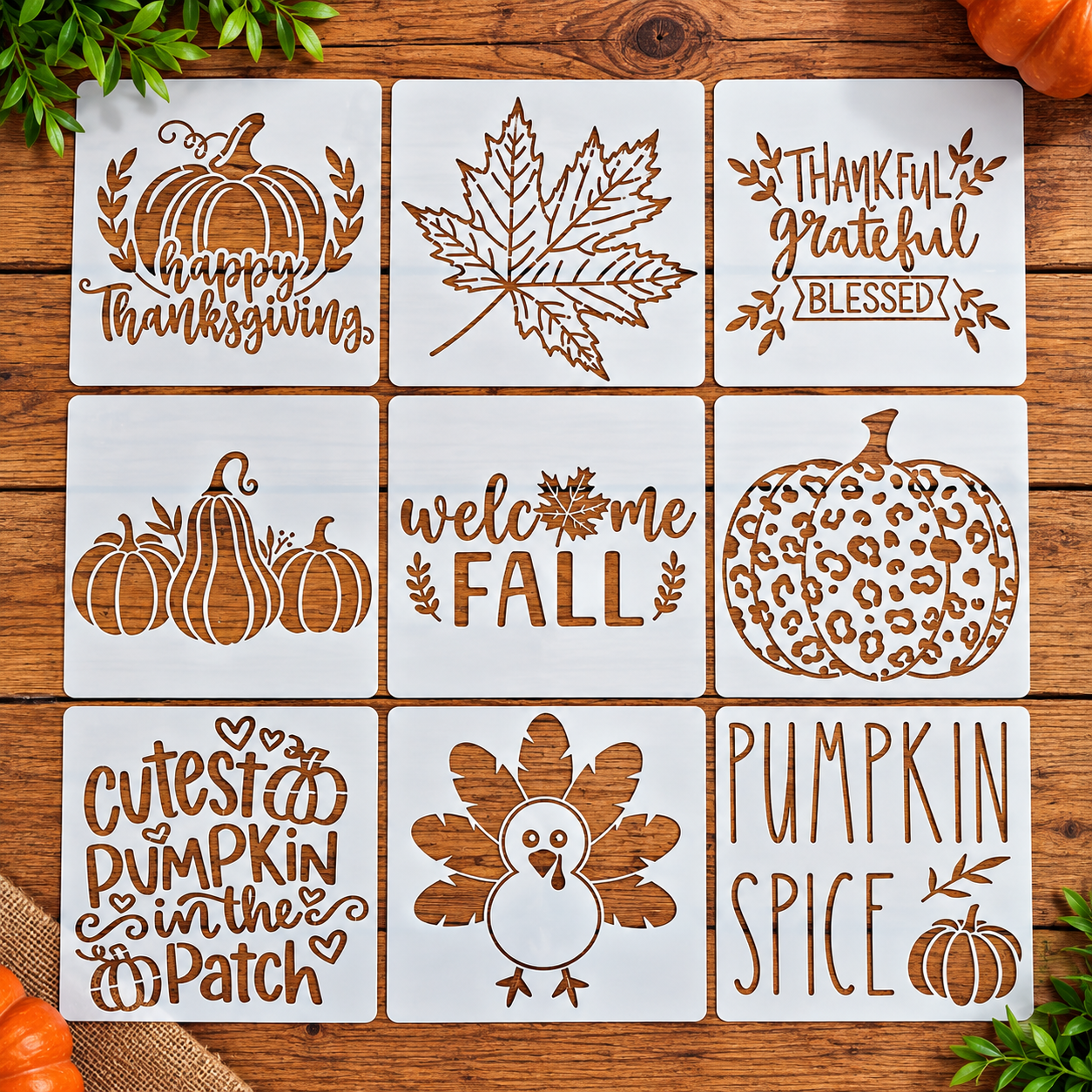Seasonal & Holiday stencil collection